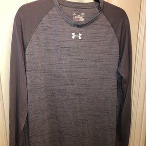 Under Armour Heat Gear Silver Long Sleeve L